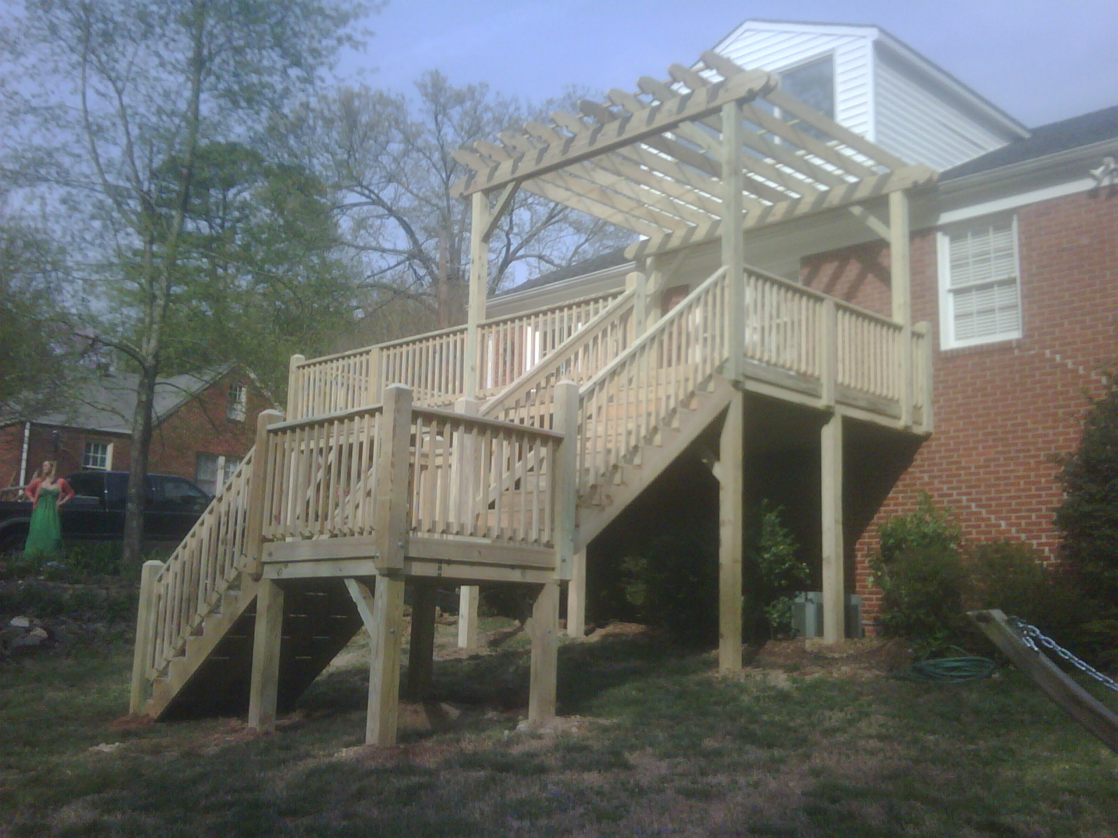 12' x 24' Deck with trellis