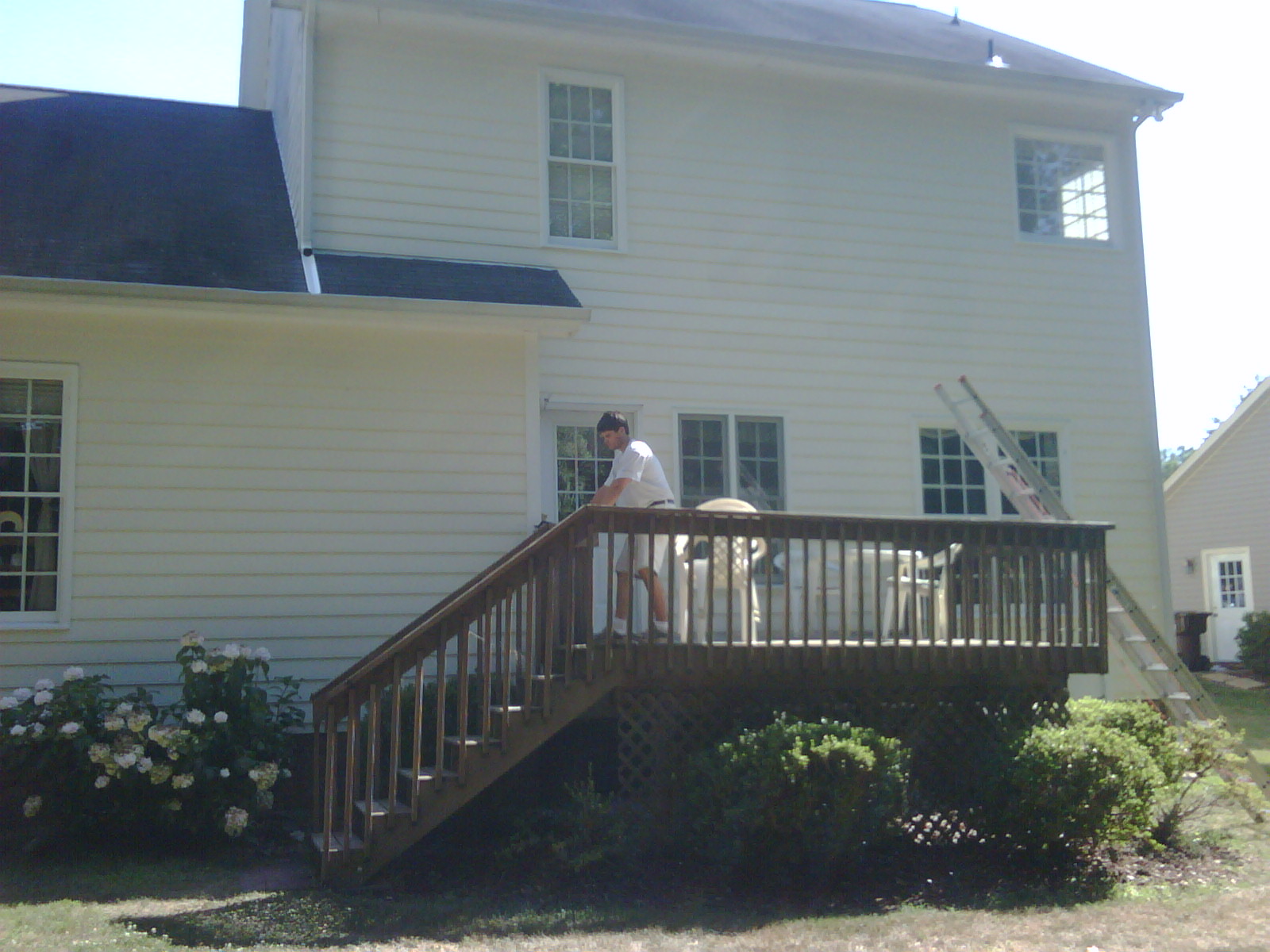 before porch