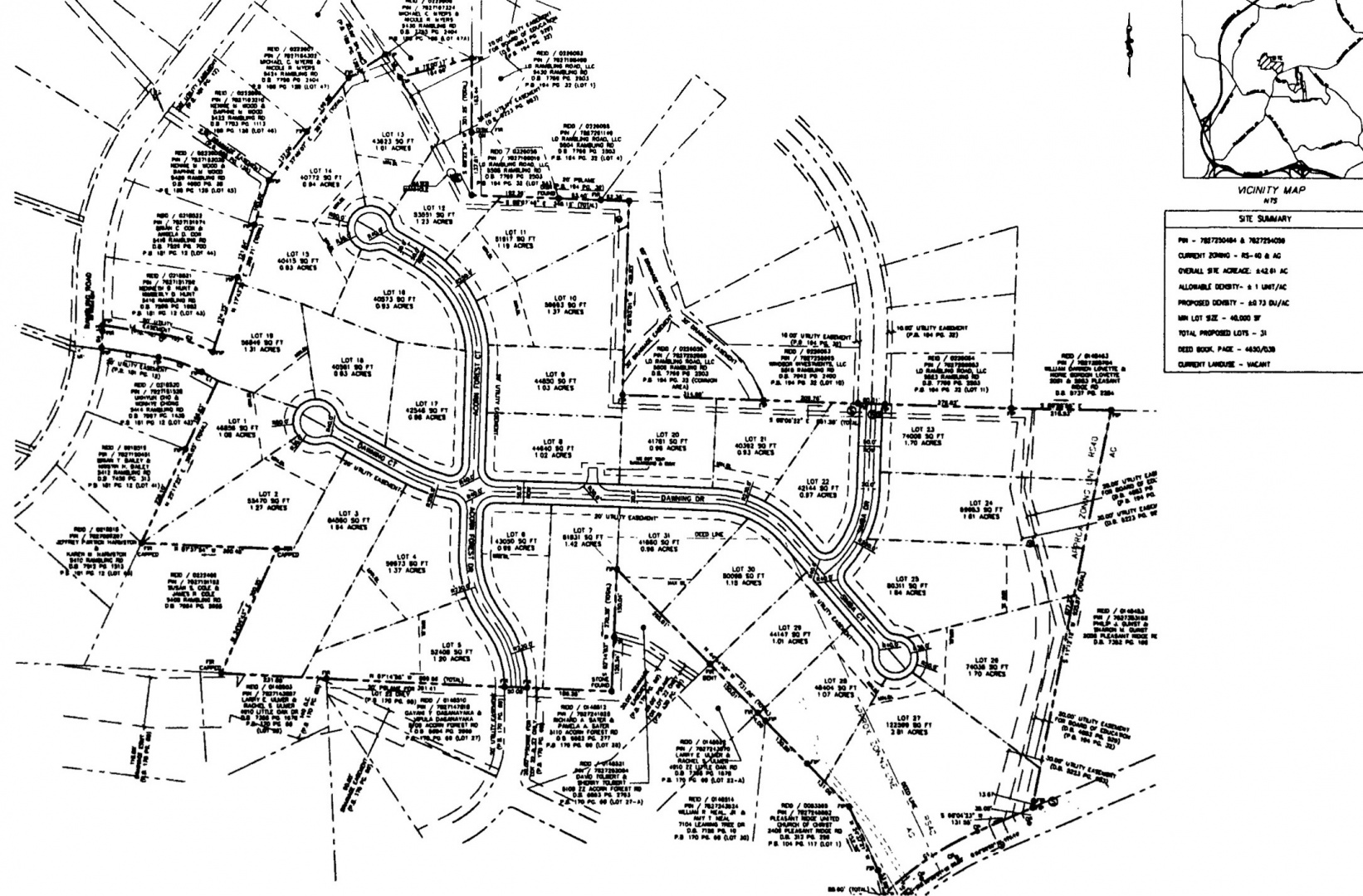 Pleasant Oaks Estates – Lots