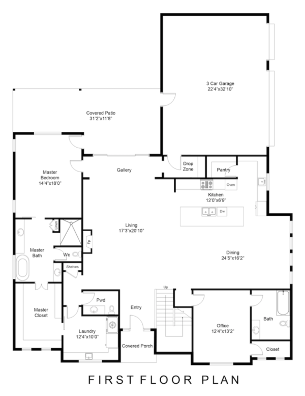 Lot 2 WO – 1st Floor Plan